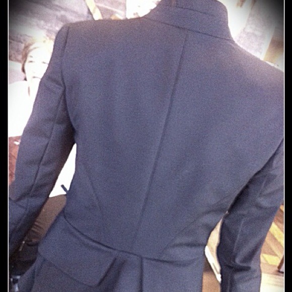 ❌UNAVAILABLE ❌L.A.M.B. Black Silk Tuxedo Blazer - Picture 2 of 4