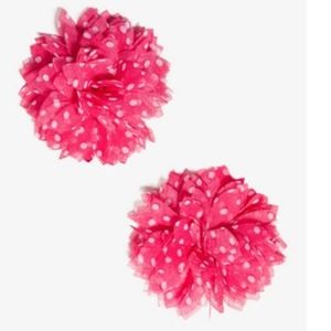 💕Pink Dot Hair Clips💕