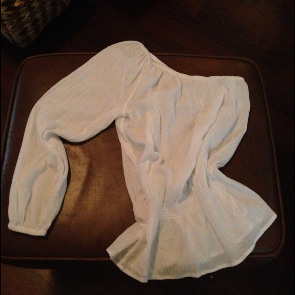 SOLD Michael Kors White One Sleeve Top