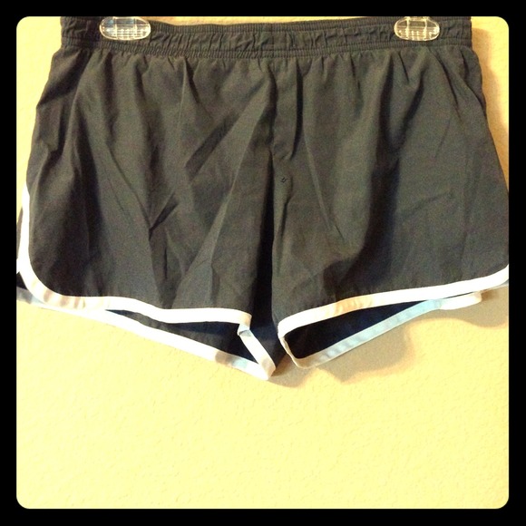 Grey running shorts