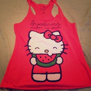 Hello Kitty racerback tank