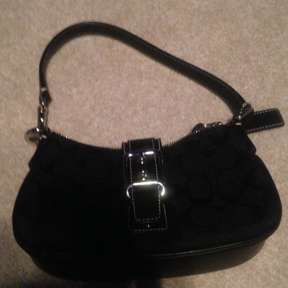 Coach black handbag