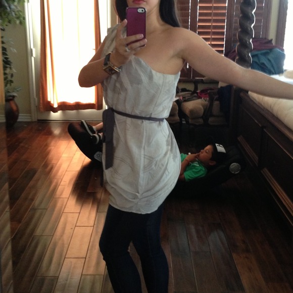 Beautiful cocktail one shoulder dress. M - Picture 2 of 4