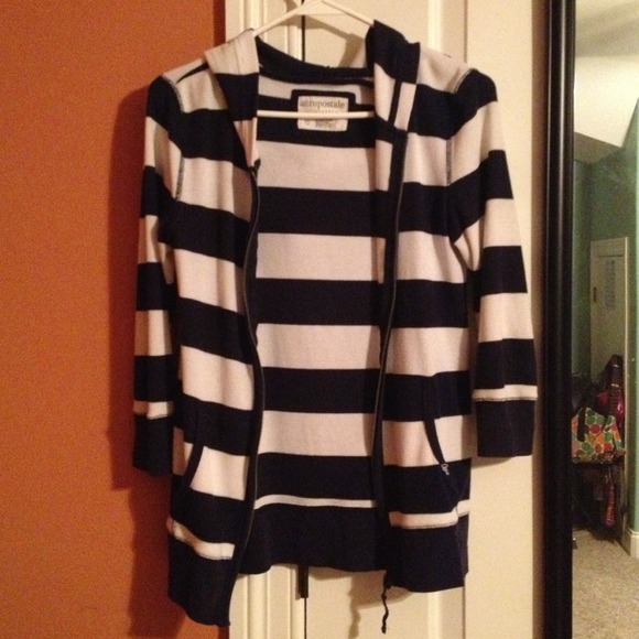 Aeropostale zip hoodie 3/4 sleeve