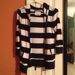 Aeropostale zip hoodie 3/4 sleeve