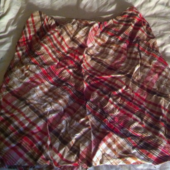 Plaid skirt
