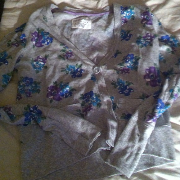 Lightweight floral sweater