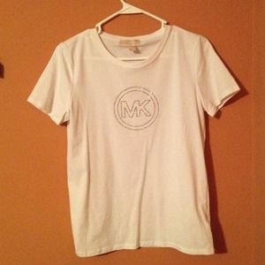 Michael Kors White logo t-shirt
