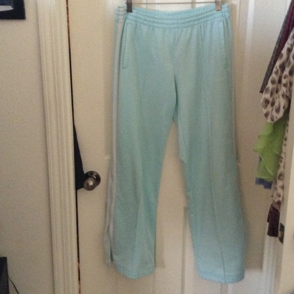 BEBE LIGHT GREEN SWEAT PANTS - Picture 1 of 3