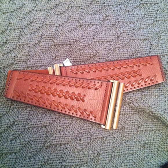 Brown waist belt