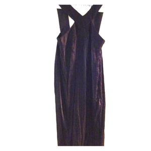 Black cocktail dress. Size 2. Tulip bottom