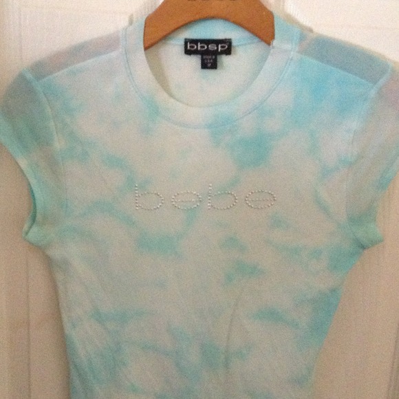 BEBE LIGHT GREEN TOP - Picture 4 of 4