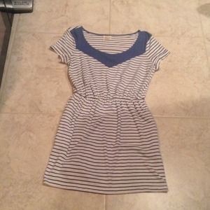 Blue Striped Dress