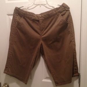Dark Khaki Bermuda Shorts