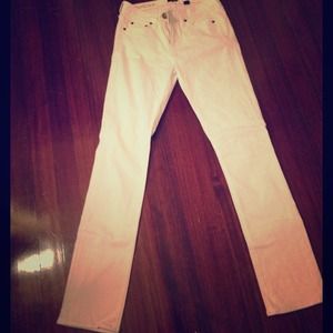 JCrew white matchstick jeans - 26/R