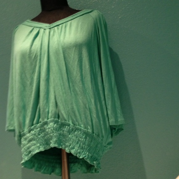 Turquoise blouse