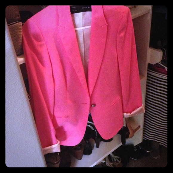 Hot pink blazer