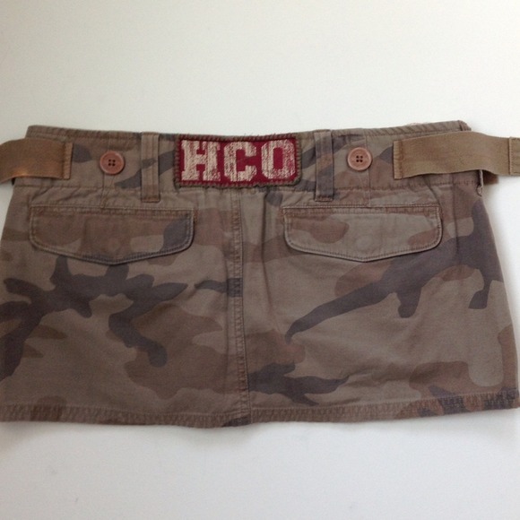 camo mini skirt | sequins | size 5 - Picture 3 of 4