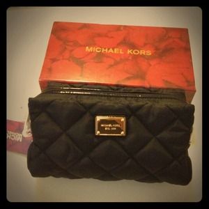 *SOLD* Michael Kors NWT Black Makeup Bag