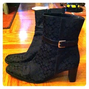 Authentic coach boots.