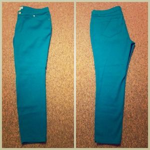 Plus Size Electric Blue Skinny Jeans
