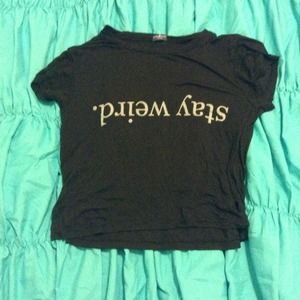 Stay Weird Brandy Melville Top