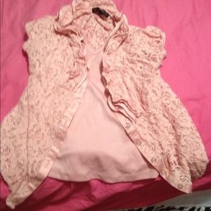 Lace shirt and cami :)