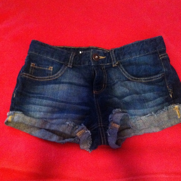 Denim shorts