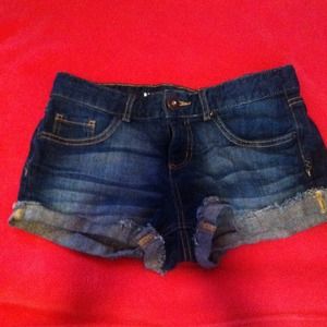 Denim shorts