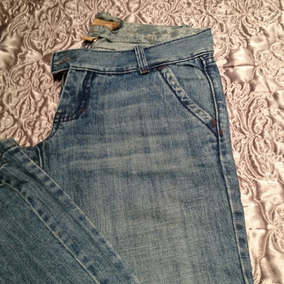 Abercrombie ultra low rise flare jeans