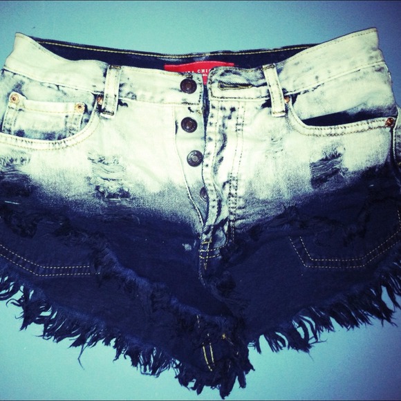 High waisted shorts
