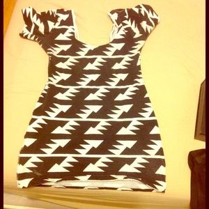 American apparel Printed Cotton Spandex Dress