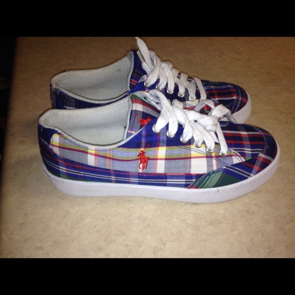 Bundle:Polo shoes, red, babyblue &blue polo shirts
