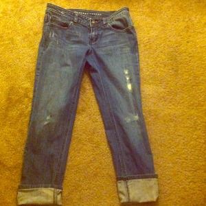 Ankle length jeans