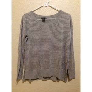 Grey striped long sleeve
