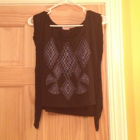 Black tribal pattern