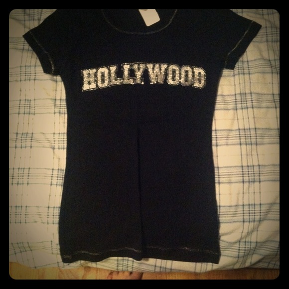 Black Hollywood Tee