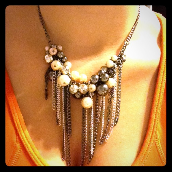 Pearl and Chain necklace