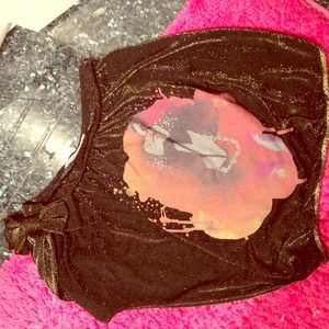 Sparkle single shoulder top