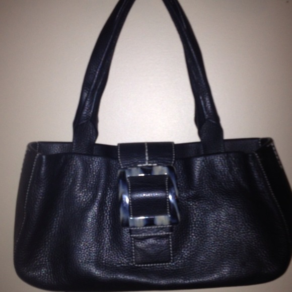 Adrienne Vittadini handbag with tortoise buckle