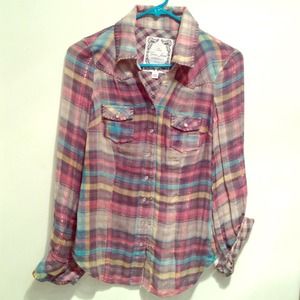 Guess button shirt