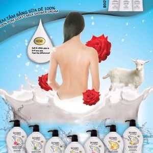 Goat milk body lotion