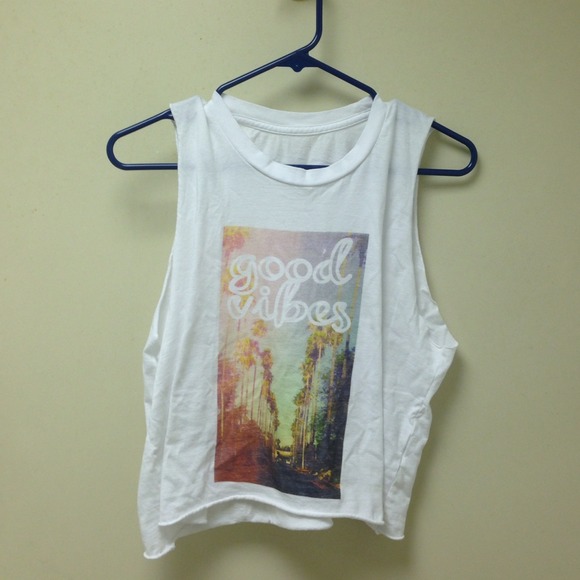Brandy Melville Good Vibes Tank!