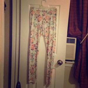 Floral print legging