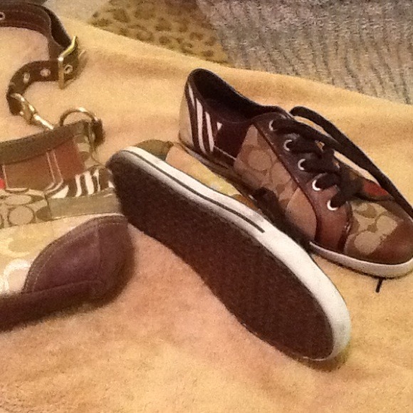 Authentic Suedeleather crossbody handbag gym shoes - Picture 2 of 3