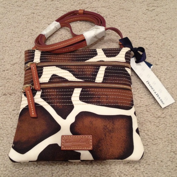 RESERVED!! Dooney & Bourke crossbody giraffe print