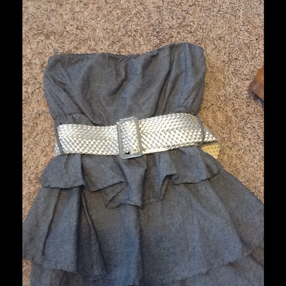 🍁Fall🍁 NWOT Denim Short Dress 🌀Gr8 4 layering🌀 - Picture 3 of 4