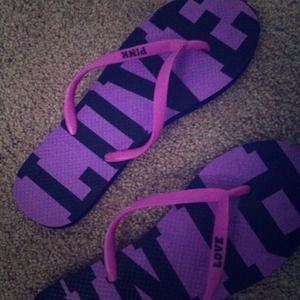 Victoria Secrets Pink Flipflops