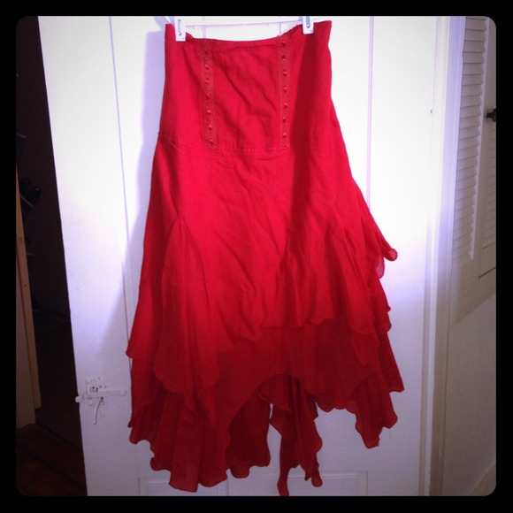 Red skirt or dress
