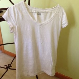 Basic white tee